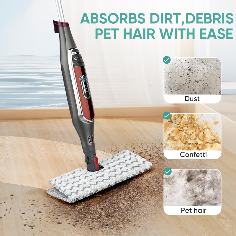 BIHARNT 4 Pack Genius Steam Mop Pads Compatible with Shark Genius Hard Floor Cleaning System Pocket Steam Mop S5003D,S6002,S5004Q & Lift-Away Pro Steam Pocket Mop S3973D,Part # XTP184 & P184WQ - Image 3